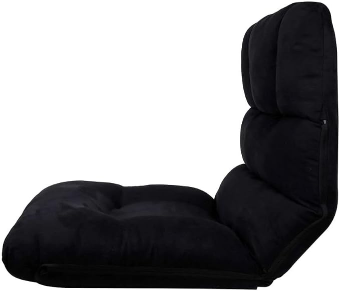 Relaxus Ohm Chair Adjustable Portable Floor Chair, High-Density Poly-Fill Cushioning, Padded Frame with Back Support, Folding Sofa Chair, Padded Bed, Recliner, Gaming, Meditation, Recliner. Carry Bag - Image 6