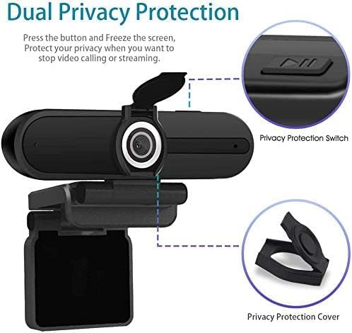 4K Webcam, HD Webcam 8MP- Laptop PC Desktop Computer Web Camera with Microphone, USB Webcams for Video Calling Recording Streaming Video Conference, Webcam with Mini Tripod,Privacy Shutter. | Computer Webcams for Switch 2 Video Calling Recording Stream... - Image 3