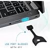 USB-A & USB-C Port Blockers Bundle - Dust & Moisture Resistant Shield - Durable Type-A & Type-C Data Protection Locks for Laptops, PCs, Gaming Devices & Tamper Protection - Image 3
