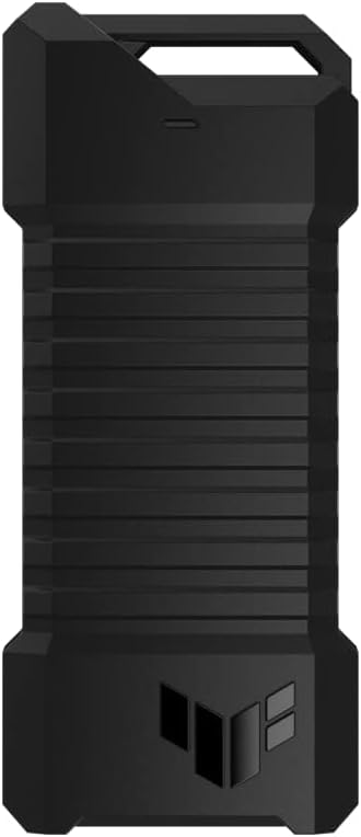 ASUS TUF Gaming A1 External M.2 NVMe SATA PCIe SSD Enclosure - USB-C, M.2 Q-Latch for Easy Installation, Drop Resistance, IP68 Water and dust Resistance, PS5 and Xbox Support,Black, 1 Year Warranty by ASUS
