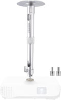 NIERBO Universal Projector Wall Ceiling Mount Hanger 360° Rotatable Head with Extendable Length 11.8 Inch to 19.7 Inch Mounting Bracket by NIERBO