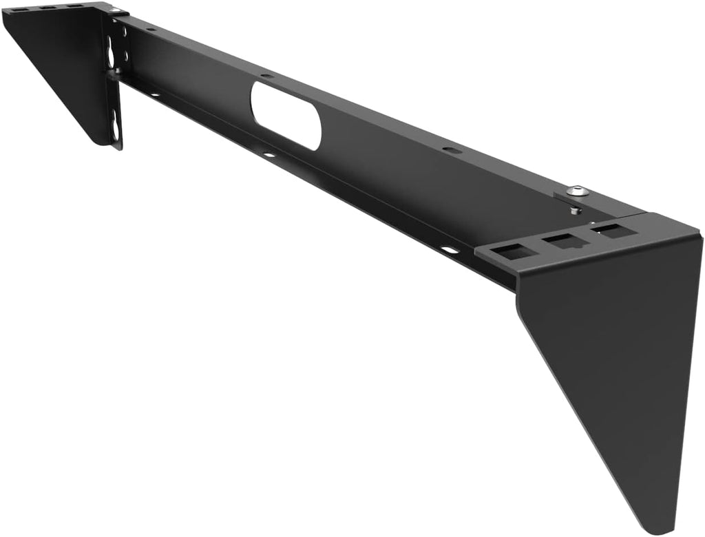 1U Vertical Wall Mount Rack - Foldable Patch Panel Bracket by QiaoYoubang
