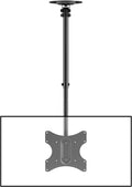 Suptek Ceiling TV Mount Fits Most 23-43 inch LCD LED Plasma Panel Display with Max VESA 200x200mm Loaded up to 35kg/77.16lbs Height Adjustable MC3260 by suptek