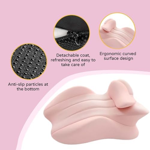 Sweet Spot Pillow Couples Pillow Multi Functional Sit Up in Bed Pillow Ergonomically Designed Low Resilience Foam Anti-Slip Design (22.83 * 14.56 * 8.66 in,Blue) - Image 7