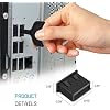 USB-A & USB-C Port Blockers Bundle - Dust & Moisture Resistant Shield - Durable Type-A & Type-C Data Protection Locks for Laptops, PCs, Gaming Devices & Tamper Protection - Image 5