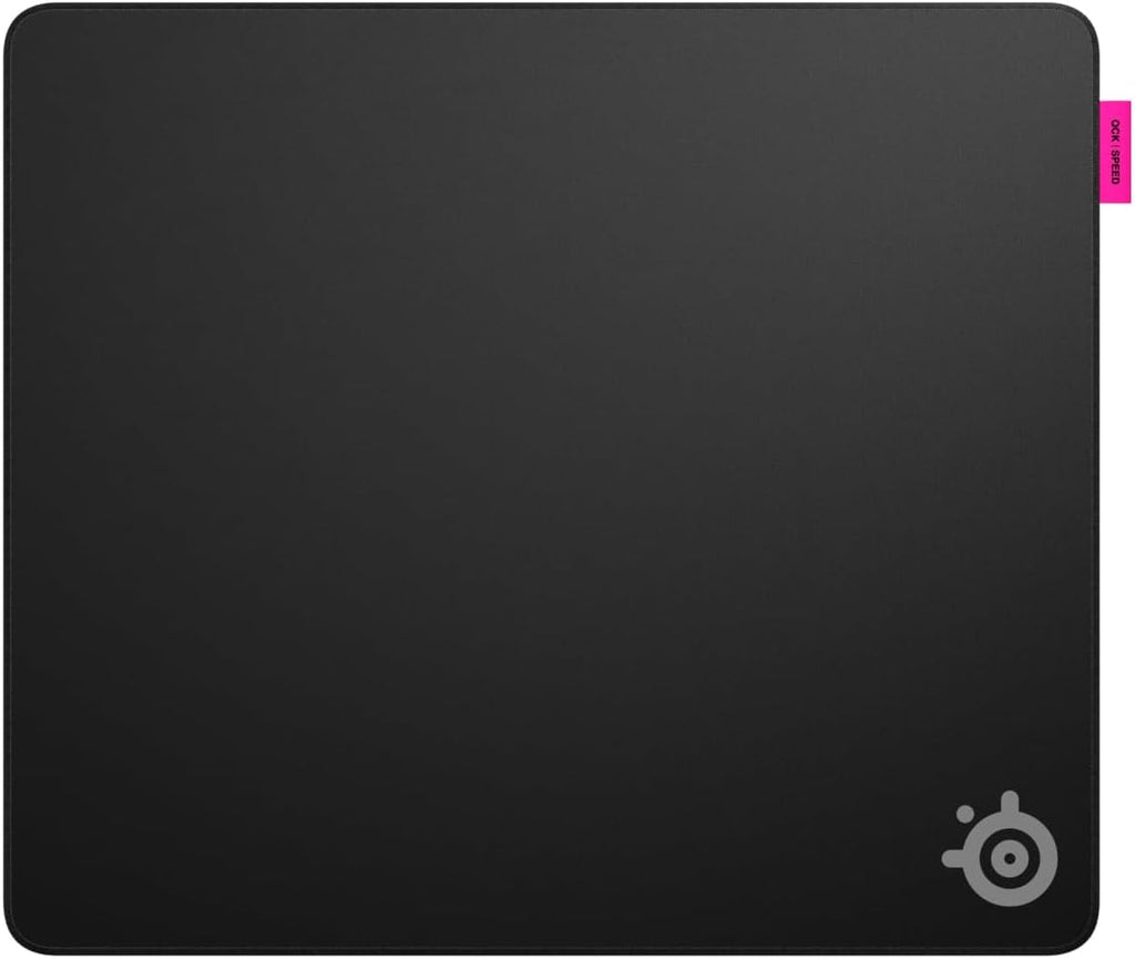 SteelSeries QcK L Performance Speed Gaming Mousepad -Extra density for a smooth glide — Low-profile edge stitching — Non-slip neoprene rubber base — 490 x 420 mm size — FPS, MOBAs, RTS, MMO by SteelSeries