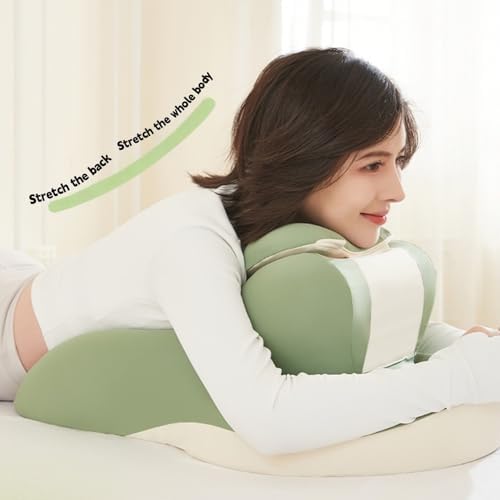 Ergonomic Memory Foam Wedge Pillow for Couples Intimacy Support – 27° Angle Lumbar Cushion with Removable Cover for Back Leg Elevation Reading and Adult Positioning (Green) - Image 2