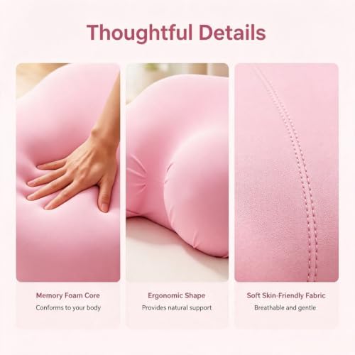 Ergonomic Memory Foam Chest Pillow, Slow Rebound Support Cushion - Image 3