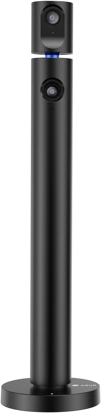 CZUR Halo X Pro Dual Webcam for PC, 1080P Web Camera with Microphone | USB Camera for Computer, 90° View, Plug & Play, Compatible with Windows&Mac, for TikTok/YouTube/Yahoo Messenger by CZUR