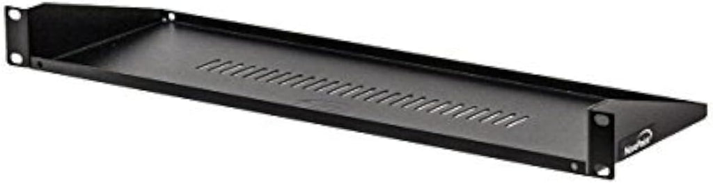 NavePoint Cantilever Server Shelf Vented Shelves Rack Mount 19 Inch 1U Black 6 Inches (150mm) deep by NavePoint