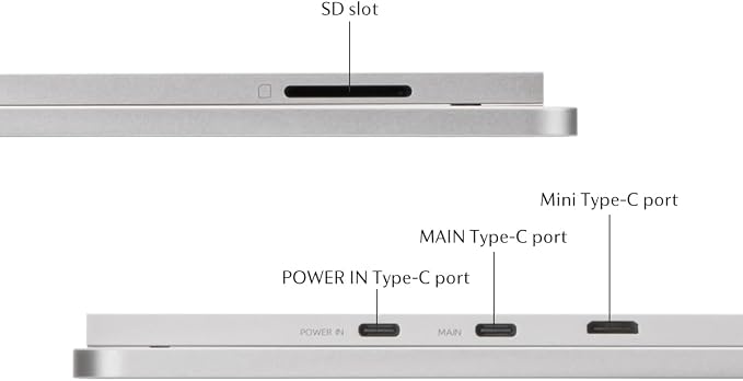SOTSU FlipAction Elite 16" | 4K Portable Monitor | 3840 x 2400 (UHD+) | 60 Hz | 100% DCI-P3 | 450 Nits | Pivot Rotate | Full Metal CNC | Perfect Match for Mac and Windows (Silver) | 3840x2400 UHD+ | 60Hz | 100% DCI-P3 | 450 Nits | Pivot Rotate | Full M... - Image 6