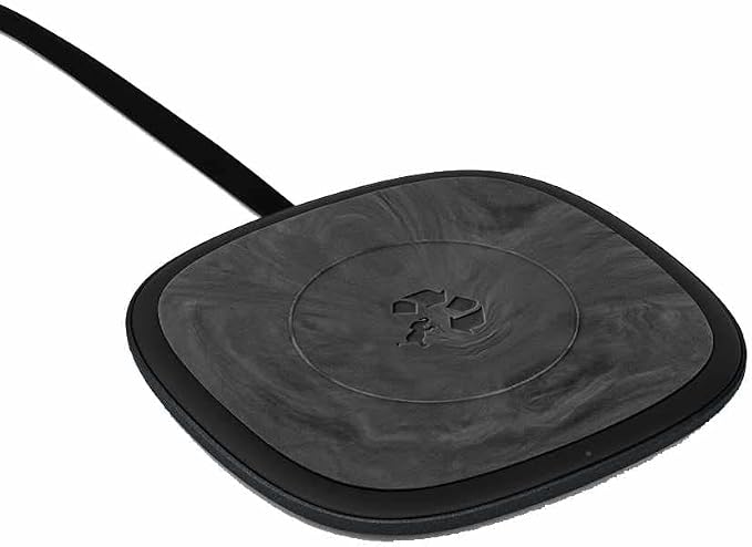 Nimble Apollo Wireless Charging Pad, 15W Fast Charging with 2ft USB-C Cable | Built-in Magnet Wireless Charging Pad, Compatible with iPhone 17/16/15/14/13/SE/12, Samsung, AirPods Pro, No AC Adapter by Nimble