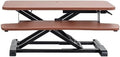 VIVO Dark Walnut 28 inch Standing Desk Converter, DESK-V028KA by VIVO