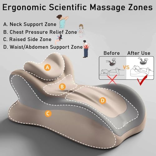 Memory Foam Ergonomic Rest Pillow, Couples Pillow for Intimacy 27 Degree, Reading Pillows for Sleeping, Enjoy Pain-Free Intimacy Again, Ideal for Massage Back Pain(Pink) - Image 2