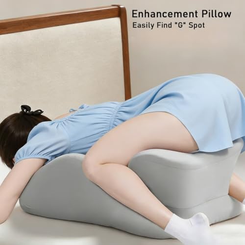 Memory Foam Ergonomic Rest Pillow, Couples Pillow for Intimacy 27 Degree, Reading Pillows for Sleeping, Enjoy Pain-Free Intimacy Again, Ideal for Massage Back Pain(Blue) - Image 6