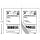9527 Product Half Sheet Self Adhesive Shipping Labels for Laser & Inkjet Printers White Blank,2 Labels per Sheet (300 Lables) - Image 6
