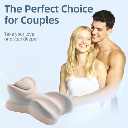 Memory cotton wedge pillow for adults, hip pad for couples, multifunctional support bed pillow with detachable pillowcase, suitable for sleeping, sitting, prone and reading（A loving gift） (Yellow) - Image 3