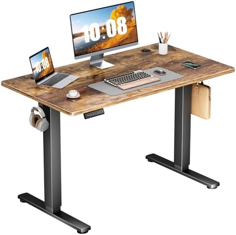 DUMOS 41 Inch Electric Standing Desk, Memory Adjustable Home Office Desk by DumosLifestyle