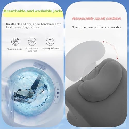 Sweet Spot Pillow for Sitting, Couples Intimacy Pillow - 27° Angle Perfect Position, Multifunctional Couple Back Pillow with 3D Memory Foam Design, Support for Relaxation or Play (Gray) - Image 6