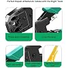 RJ45 Crimp Tool Kit Pass Thru Cat5 Cat5e Cat6 RJ45 Crimping Tool 1 Wire Punch Down Cutter and 1 Network Cable Tester RJ45 Crimp Tool Kit ethernet Crimping set - Image 3