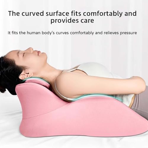 Sweet Spot Pillow Couples Pillow Multi Functional Sit Up in Bed Pillow Ergonomically Designed Low Resilience Foam Anti-Slip Design (22.83 * 14.56 * 8.66 in,Blue) - Image 6