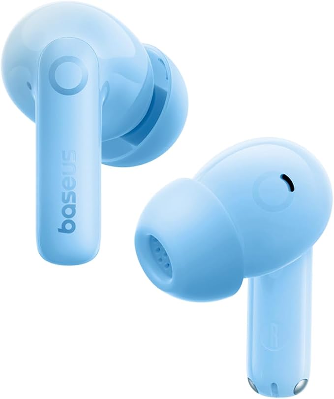 Baseus Bass BP1 Pro Noise Cancelling Wireless Earbuds, Real-Time Adaptive Noise Cancelling, Adaptive Active EQ, LDAC Hi-Res Sound, 6-Mic AI Clear Calls, 55H Playtime, IP55 Waterproof, Bluetooth 6.0 by Baseus