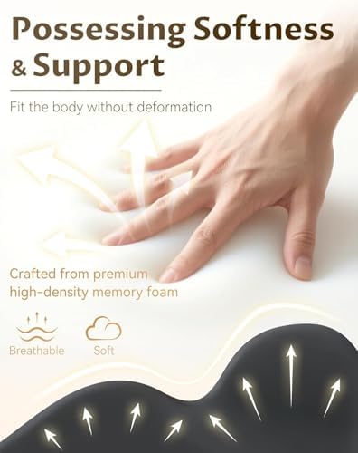 27° Ergonomic High-Density Memory Foam Wedge Pillow for Enhanced Comfort, Hip & Back Relief | Versatile Use for Relaxing, Reading, and Intimacy Positioning,Black - Image 4