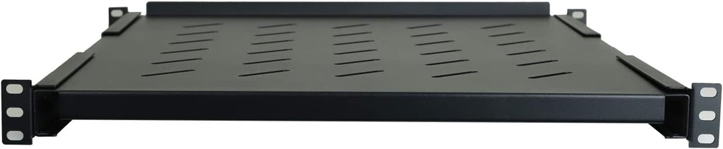 Aeons 1U 19-inch Fixed Rack Server Shelf Vented 4 Post Rack Mount Shelf 21.5 inches Adjustable Mounting Depth, for IT Data Network Cabinet Enclosure Equipment - Image 5