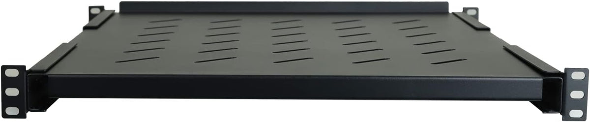 Aeons 1U 19-inch Fixed Rack Server Shelf Vented 4 Post Rack Mount Shelf 21.5 inches Adjustable Mounting Depth, for IT Data Network Cabinet Enclosure Equipment - Image 5