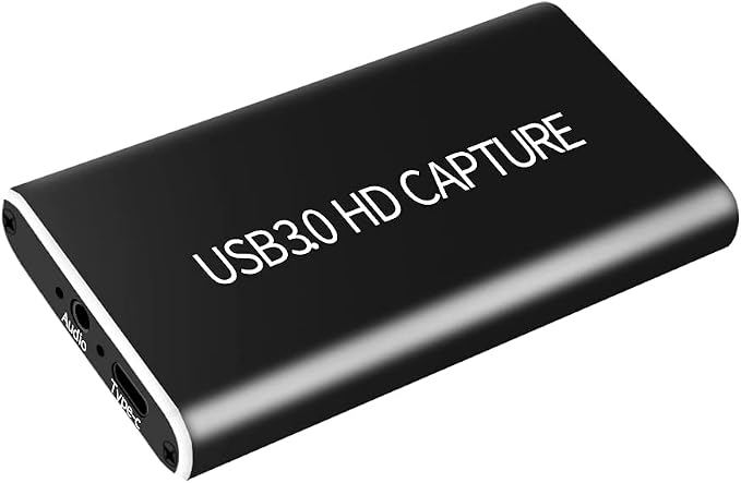 HDMI Video Capture Card, VSVABEFV Audio Video Capture Card, HDMI to Type-C/USB 3.0 HDMI Video Capture Device, Full HD 1080P for Live Broadcasting Gaming Streaming Video Conference. by VSVABEFVSmartWiFi