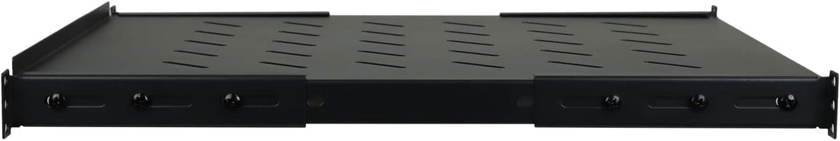 Aeons 1U 19-inch Fixed Rack Server Shelf Vented 4 Post Rack Mount Shelf 21.5 inches Adjustable Mounting Depth, for IT Data Network Cabinet Enclosure Equipment - Image 4