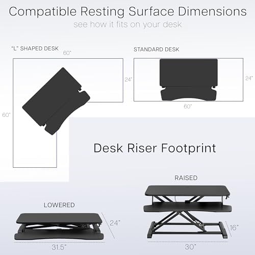 VIVO Real Bamboo 32 inch Standing Desk Converter, DESK-V000KO - Image 6