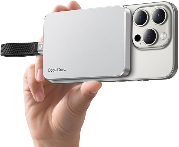 ORICO BookDrive 1TB Magnetic External SSD with PD 100W Charging for Labtop & USB-C Smartphone - Magsafe Portable Solid State Drive, 1000MB/s for USB 3.2 Gen2 - P10Plus - Image 7