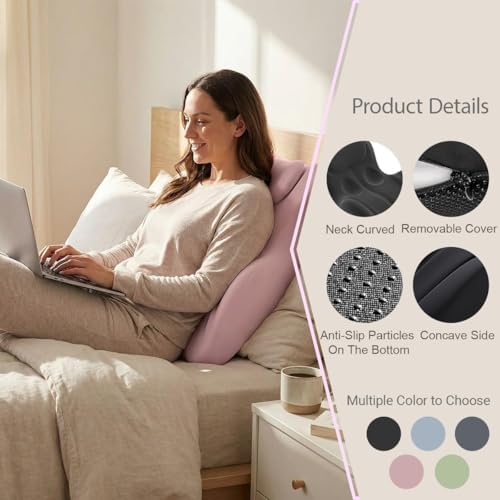 Intimacy Sweet Spot Pillow, Couples Pillow for Sleeping Ergonomic 27° Angle Memory Foam Wedge Pillow Multi-Functional Lounger Cushion for Support & Back(Green) - Image 2
