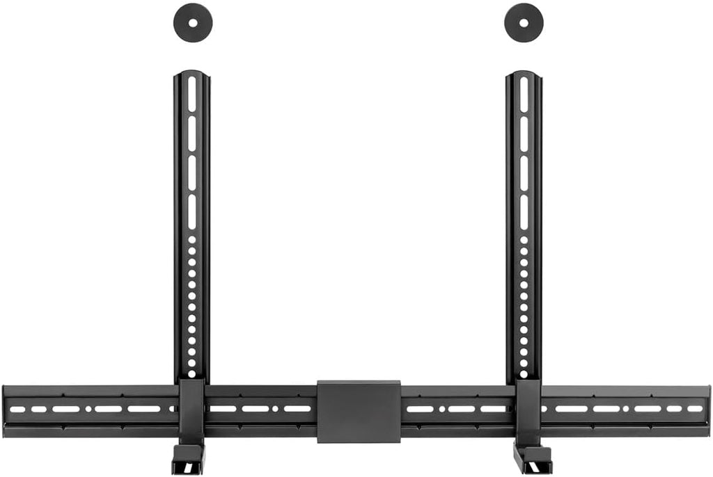 Monoprice Heavy Duty Universal Sound Bar Mount Bracket Above or Under TV, Extends 3.4"-6.1", Fits Most Soundbars Up to 33 Lbs, Anti-Skid Base, 3 Installation Options, Max VESA 800x400mm - Image 2