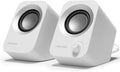 FUNLOGY Speaker - 14W Stereo PC Speakers, USB Powered, Compact Size with 30° Tilt Design, Volume Dial Control, for Desktop, Laptop, Monitor, Gaming Consoles, White by FUNLOGY