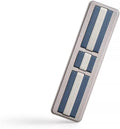 3-Pocket Adhesive Hard Drive Holder for Laptop, Mouse Holder for Laptop, SSD, USB Drive, Mouse, Cables (Blue) by Unknown