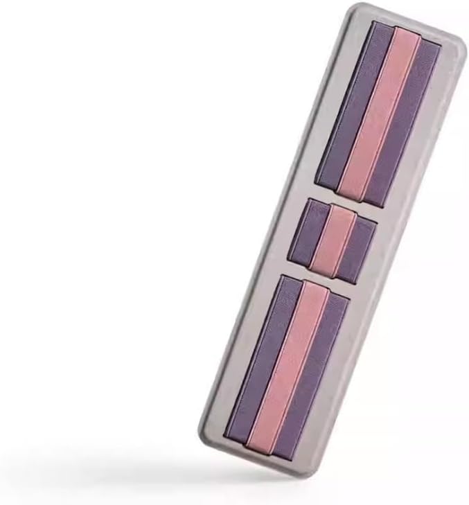 Adhesive Hard Drive Holder for Laptop, Mouse Pouch for Laptop,Portable Tech Organizer, Office Essentials for Men Women Fits 12"–17" Laptops (Pink) by Unknown