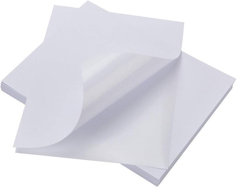Sticker Paper 8.5" x 11" Full Sheet Label Stickers for Laser & Inkjet Printers, Self-Adhesive Paper Shipping Labels (2000 Sheets,2000 Labels) by BESTEASY