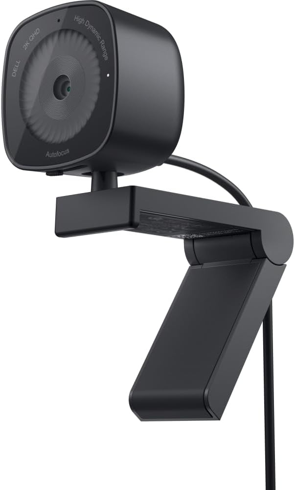 Dell 2K QHD Webcam WB3023, Sony Sensor, Noise Reduction Mic | Teams Certified, 78° Field of View, 2X Digital Zoom, HDR, Face Detection, Tilt and Swivel, USB-A - Image 4