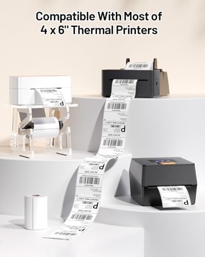 Phomemo D422S Shipping Label Printer with Scale & Packs of 250pcs 4x6 Thermal Labels - Image 8