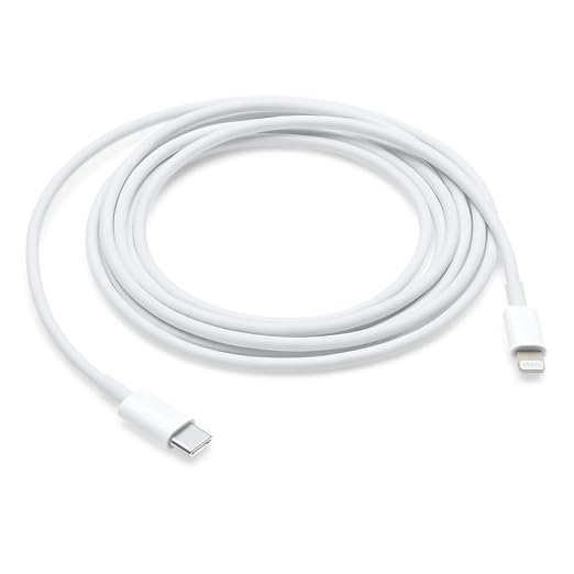 Apple USB-C to Lightning Cable (2 m) | Device charging and data transfer with 6.6ft length and USB-C to Lightning connectors by Apple