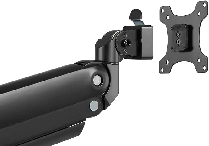Monoprice Heavy-Duty Single-Monitor Full-Motion Adjustable Gas-Spring Desk Mount for 32-49in Screen Computer Monitor Stand - Workstream Collection - Image 3
