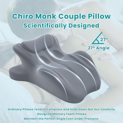 Memory Foam Wedge Pillow for Adults, Multi-Position Support Bed Pillow with Removable Cover for Sleeping Sitting Up Prone Reading Back,Black - Image 2
