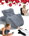 27 Degree Intimacy Pillow= Just the Right Lift, Ergonomic Memory Foam Intimacy Comfort Pillow Hip & Back Support, All Perfect Position Easily Postures Wedge Pillow (Grey) by Unknown