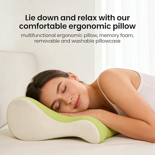 Ergonomic Wedge Pillow for Prone Sleep – Memory Foam Intimacy Pillow for Couples, Positioning Pillow for Back Pain Relief, Breathable Multipurpose Cushion for Reading, Cuddling, Sleeping (beige) - Image 7
