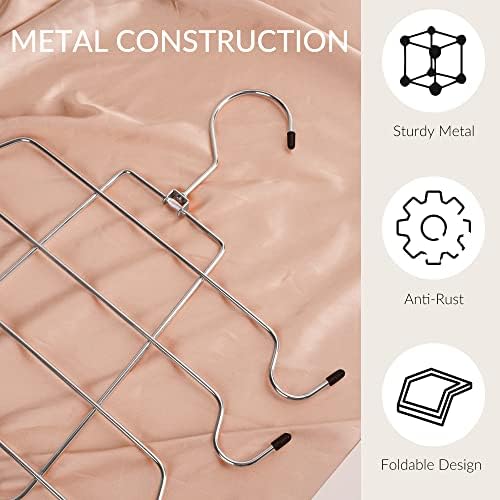 ZEDODIER 4 Pack Tank Top Hanger, Bra Organizer for Closet, Space Saving | 64 Hooks Total, Sturdy Metal, 360° Rotating, Foldable Design, Hanging Closet Organizers and Storage for Apartments and Dorms - Image 6