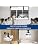 Projector Ceiling Wall Mount Adjustable Height from 11 to 13.7 Inches Bracket with Extendable Arms Low Profile Holder Hanger for Home Office Compatible with Epson Optoma Benq (Black) - Image 4