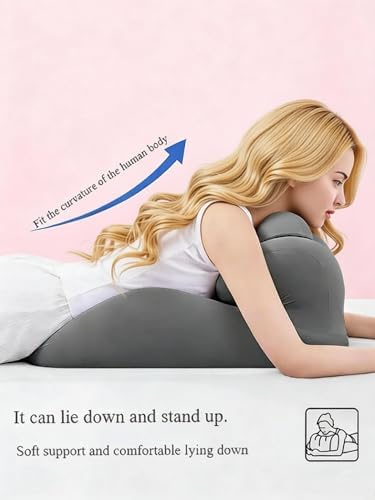 Intimate Pillow for Couples, Enhanced Support Memory Foam Triangle Wedge Pillow, Adjustable Ergonomic Positioning Cushion, Extra Large Adult Game & Bed Support Pillow (Green) - Image 6