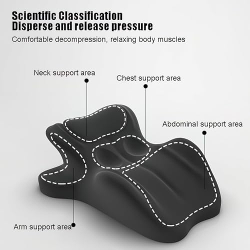 27-Degree Ergonomic Wedge Pillow for Couples, Premium Memory Foam Body Positioner for Intimacy, High-Density Pelvic & Lumbar Support Cushion, Contoured Bedroom Aid for Sweet Spot & Comfort(Green) - Image 4